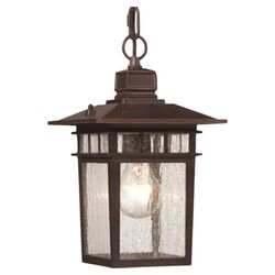 Foster 1 Light Wall Lantern in White & Frosted Beveled