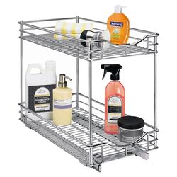 Stainless Steel Top Kitchen Cart in White