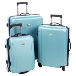 Freedom 3 Piece Luggage Set in Arctic Blue