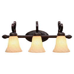 Rae 3 Light Wall Sconce in Cordoban Bronze