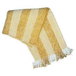 Classic Chenille Throw in Gold