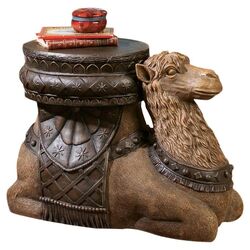 The Kasbah Camel Sculptural End Table in Desert