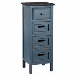 Shoreham 4 Drawer Chest in Blue