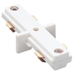 Open Box Price Single Circuit Track Connector in White