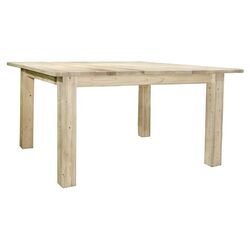 Handcrafted Local Unfinished Wood Table