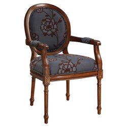 Fairbank Armchair in Blue & Brown