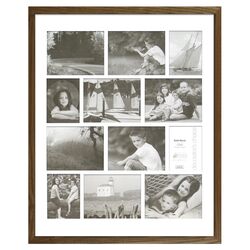 12 Photo Collage Frame in Natural Oak