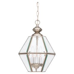 Camden 3 Light Pendant in Brushed Nickel