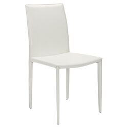 Ken Side Chair in White (Set of 2)