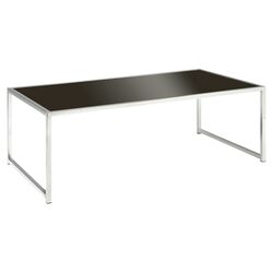 Yield Coffee Table in Black & Chrome
