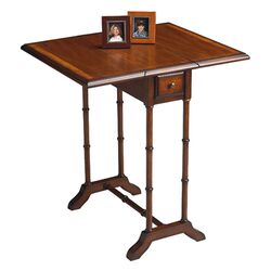 Masterpiece Drop-Leaf End Table in Amber