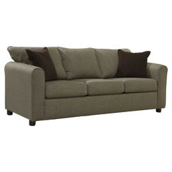 Queen Sleeper Sofa in Flyer Green & Euphoria Queen Sleeper Sofa in Flyer Green & Euphoria