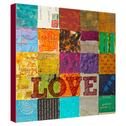 Patchwork Love by Elizabeth St. Hilaire Nelson Canvas Wall Art Patchwork Love by Elizabeth St. Hilaire Nelson Canvas Wall Art