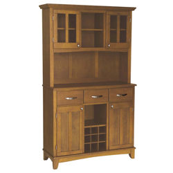 China Cabinet in Cottage Oak