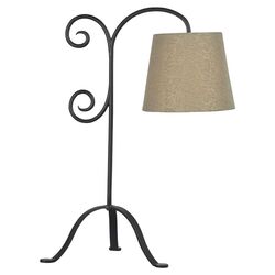 Stratton Table Lamp in Bronze Graphite