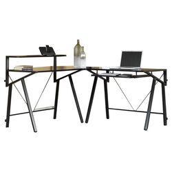 Studio Edge L-Shaped Computer Desk in Black
