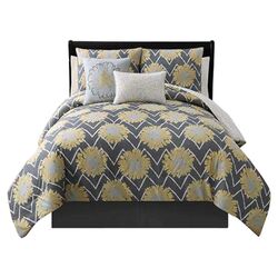 Naomi Comforter Set in Yellow