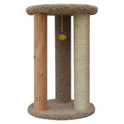 Round Multi Cat Scratcher in Beige