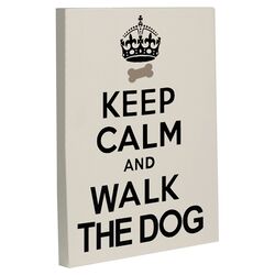 Keep Calm & Walk the Dog Wall Decor