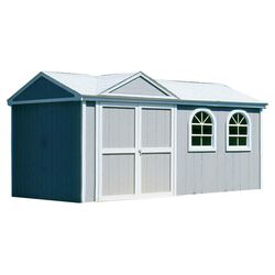 Vertical Tool Shed in Light Taupe
