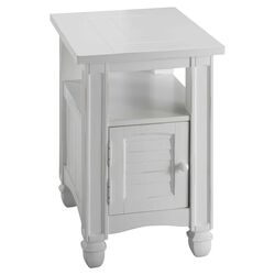 Nantucket Chairside Table in White