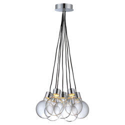 Erix 7 Light Chandelier in Chrome