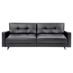 Marquee Euro Palacio Sleeper Sofa in Black