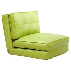 Klik Klak Single Sleeper Chair in Green