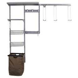 Wall Mount Storage Center in Silver