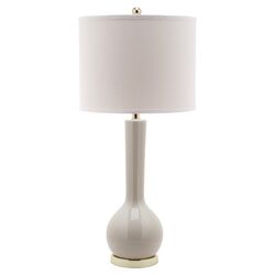 Mae Long Neck Table Lamp in Grey (Set of 2)