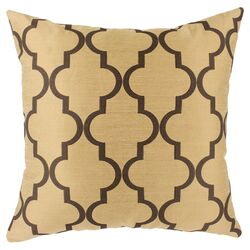 Decade Pillow in Bronze & Brown