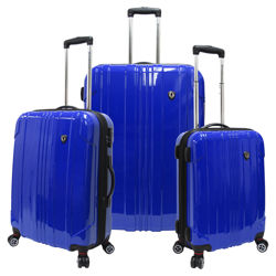 Sedona 3 Piece Luggage Set in Blue Sedona 3 Piece Luggage Set in Blue
