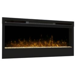 Synergy Wall Mounted Electric Fireplace in Black