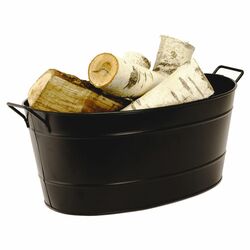 Firewood Tub in Black