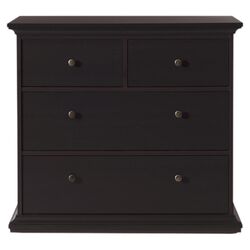 Somerset 4 Drawer Chest in Coffee