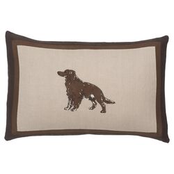 Baxter Cotton Dog Pillow in Brown
