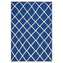 Dhurries Dark Blue Rug Dhurries Dark Blue Rug