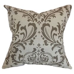Olavarria Cotton Pillow in Brown & Natural