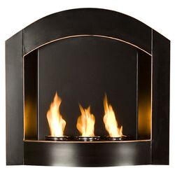 Cordova Gel Fuel Fireplace in Black