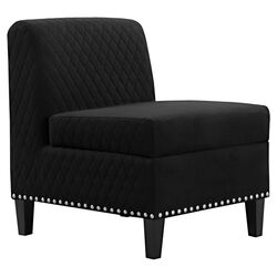 Wrigley Storage Chair in Black