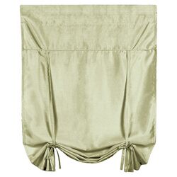 Anna Tie Up Blackout Shade in Sage