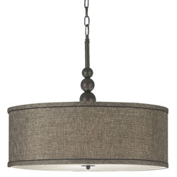 Margot 3 Light Drum Pendant in Oil Rubbed Bronze Margot 3 Light Drum Pendant in Oil Rubbed Bronze