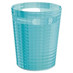 Glady Waste Basket in Turquoise