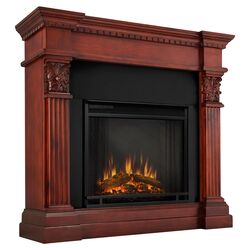 Gabrielle Electric Fireplace in Dark Mahogany