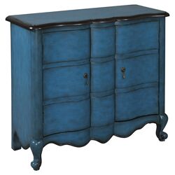 Scalloped Cabinet in Blue