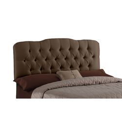 Icaria Tufted Headboard in Chocolate