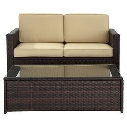 Palm Harbor 2 Piece Seating Group in Brown & Khaki