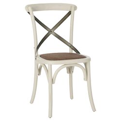 Eleanor X-Back Side Chair in Ivory (Set of 2)