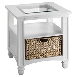 Nantucket End Table in Cottage White