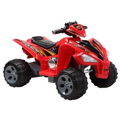 12 V Battery Quad Ride-on Motorcycle in Red